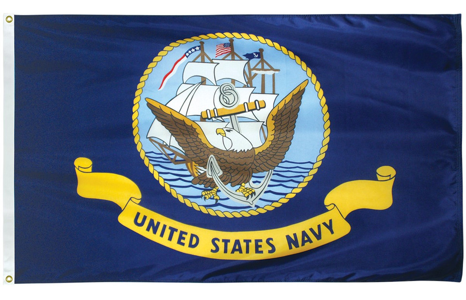 Navy flag flags nylon military banner states united pennants 3x5 usa ph sleeved 2x3 usn silk acid heading dyed rugged